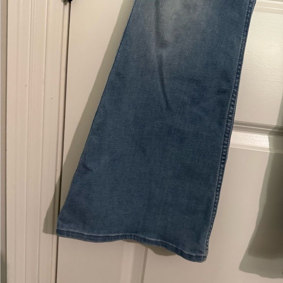 Vintage Hollister Blue Flare butterfly Jeans with Distressed Details - Picture 8 of 13